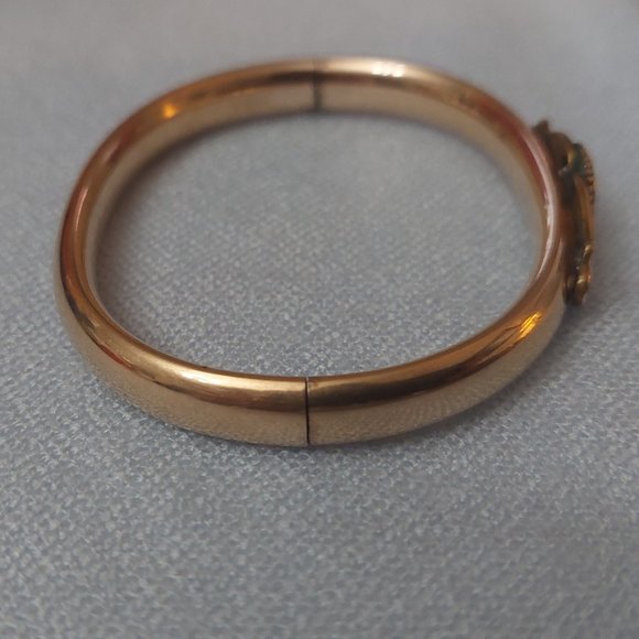 Antique Rose Gold Filled Bangle Bracelet - Picture 3 of 11